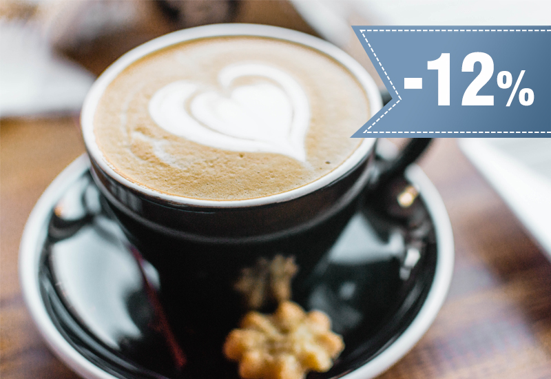 12% rabatu na całe menu