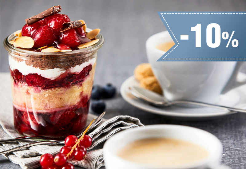 10% rabatu na całe menu