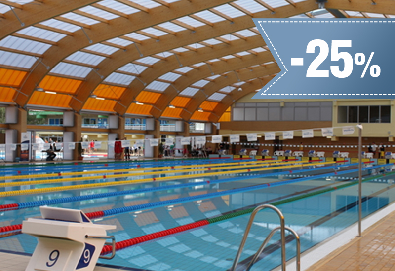 25% rabatu na zakup biletów na basen