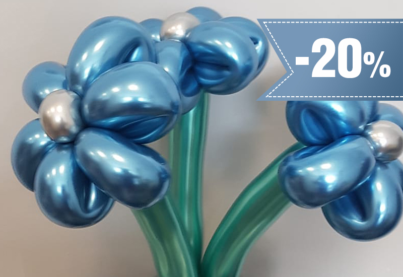 20% rabatu na bukiety kwiatowe z balonów i kartki