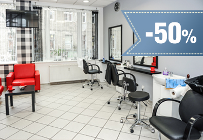 50% rabatu na usługi fryzjerskie