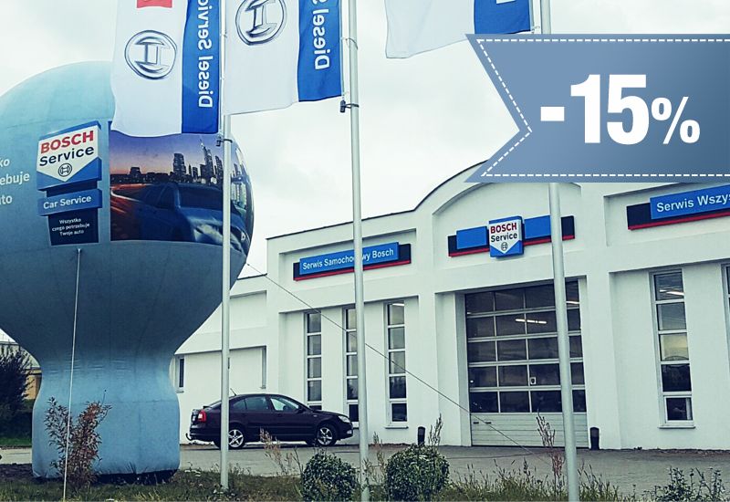 15% rabatu na wymianę opon