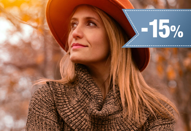 15% rabatu na wybrany asortyment