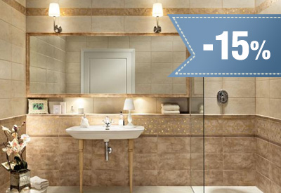 15% rabatu na kolekcje płytek