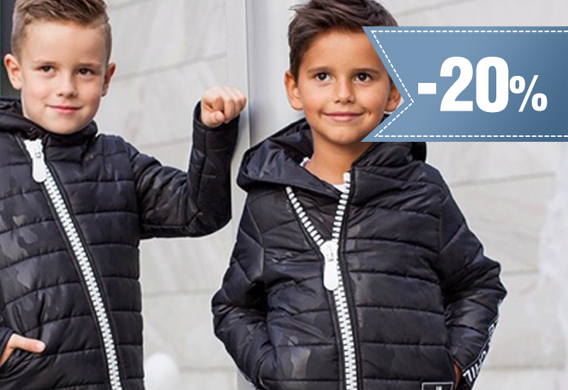 20% rabatu na kurtki dla Twojego wnuka