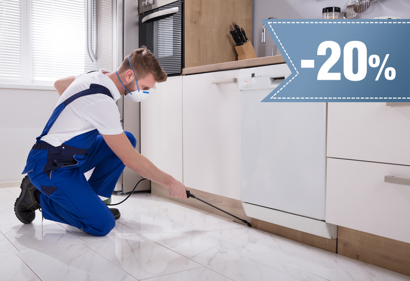 20% rabatu na odkażanie i sterylizację pomieszczeń