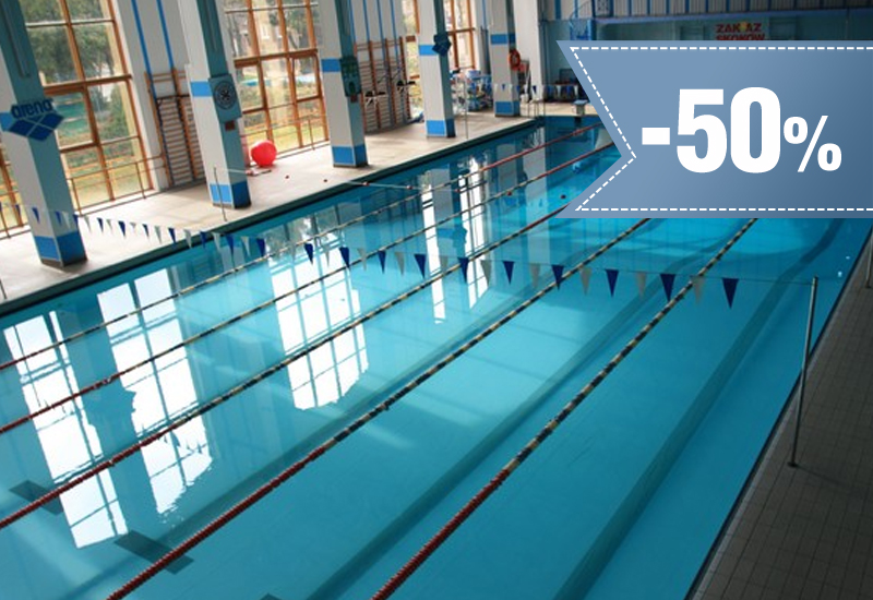 50% rabatu na zakup biletów na basen