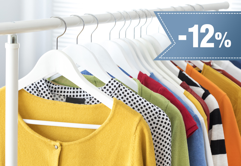 12% rabatu na odzież